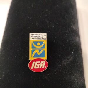 Olympic Pin‎ IGA SPECIAL OLYMPICS WORLD GAMES CONNECTICUT 1995 Y2K